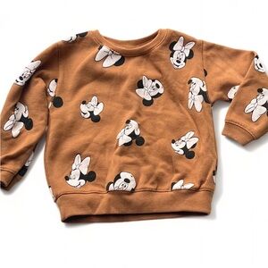 Zara Disney Baby Minnie Mouse  Print Sweatshirt
